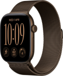 Apple Watch Series 12 GPS 42mm Dark Bronze Aluminium Case | Dark Bronze Milanese Loop