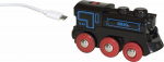 Brio Battery locomotive USB black/red (33596)
