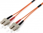 EQUIP LWL Patchkabel SC->SC - 1.00m - Singlemode - Duplex OS2 - orange (253331)
