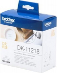 Brother DK-11218 Round Labels, Black on White Paper, 24 mm, 1000 labels per roll