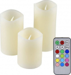 Olympia IOIO LED-Wax candles Set LED 48 3er Set