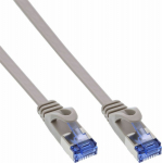 InLine Patchcord flat, U / FTP, Cat.6A, szary, 2m