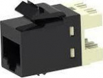 CommScope NETCONNECT SL Series Modular Jack, RJ45, category 6A, unshielded, no dust cover, black