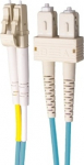 AFLHYPER AFL Patchcord Premium LC - SC OM4 Aqua LSZH 2F 2.0mm ZDPX (Short Boot) 2M