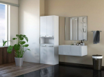 Topeshop NEL 2K DK BPOŁ bathroom storage cabinet White