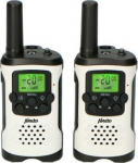 Alecto Walkie Talkie 2er Set 7 km Reichweite, Wei&szlig;/Schwarz