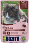 BOZITA Elk Chunks in jelly - wet cat food - 85g