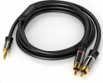 PremiumCord PREMIUMCORD kabel, Jack 3.5mm-2xCINCH M/M 1.5m