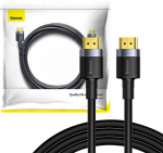 Baseus Cafule HDMI 2.0, 4K, 3D, 2m (czarno-szary)