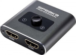 SpeaKa Professional SP-BDS-120 1+2 Port HDMI switch Ultra HD-able to 3840 x 2160 Pixel - Digital/Display/Video