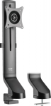 Tripp Eaton Tripp Lite Series Single-display Monitor Arm with Desk Clamp and Grommet - Height Adjustable, 17" to 32" Monitors - Befestigungskit - f&uuml;r Monitor - Stahl - Schwarz - screen size: 43.2-81.3 cm (17"-32")