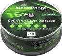 MediaRange DVD+R 4.7GB 25pcs Spindel 16x