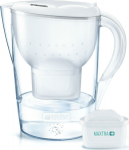 Brita Marella XL + 1 MAXTRA filter PRO Pure Performance white - Poj. whole [l]: 3.4 | Poj. filtered water [l]: 2 | Filter: replaceable
