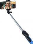 Benro BK15 selfie stick and mini tripod, black and blue