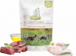 Isegrim Isegrim Junior Turkey & Beef - wet food for young dogs, turkey with salsify and mountain herbs, sachet 410g
