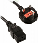 Kolink Premium power cord England (Type G) auf Kaltger&auml;testecker C19 - 1.8m