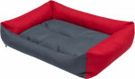 Hobbydog Den Eco - Red sides and a gray mattress XL