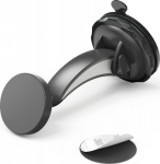 Hama 00201512 Magnet Car Mobile Phone Holder with Suction Cup, 360 Rotation Universal