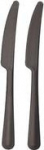 circulware PAPSTAR reusable knife, black polypropylene PP