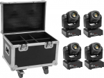 Eurolite Set 4x LED TMH-S60 Moving-Head-Spot+ Case 20000955
