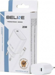 Beline Charger 20W USB-C+kabel Lightning