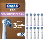 Oral-B Pro Sensitive Clean Brush heads White, 10 stk