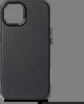 Decoded Leather Backcover for iPhone 15 Plus Black