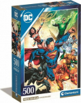 Clementoni Puzzle 500 element&oacute;w Compact DC Comics Justice League (Justice League)