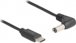 DELOCK Kabel USB Power USB Type-C > DC 5.5 x 2.1mm St 90&deg;