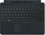 Microsoft Surface Pro Signature Keyboard - Tastatur - with accelerometer, Touchpad, Surface Slim Pen 2 Ablage- und Ladeschale - QWERTZ - Deutsch - Schwarz - f&uuml;r Surface Pro 10, Pro 8, Pro 9, Pro X, Pro X for Business (8XB-00143)