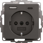 GIRA 245928 SCHUKO USB-power supply 2f System 55