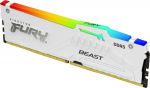 KIN DDR5 32GB PC 6000 CL30 Kingston FURY Beast White RGB EXPO retail