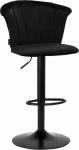 Activeshop 4Rico Bar stool QS-B801 black velvet