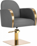 Activeshop Gabbiano hairdressing chair Malaga gold gray