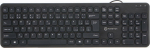 Powerton Powerton WPK102, Keyboard Slim CZ/SK, Classical, Wired (USB), czarna, silent