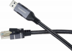 Kabel USB PremiumCord USB-A - RJ-45 2 m Silver (kunet2)