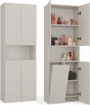 TOP E SHOP BATHROOM CABINET NEL DK 1K BASKET CASMERE COLOUR