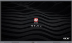Avtek International TS 8 Lite G 75 Interactive flat panel 190.5 cm (75") LED Wi-Fi 420 cd/m&sup2; 4K Ultra HD Black Touchscreen Built-in processor Android 14 24/7