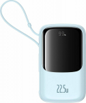 Power bank 10000mAh Qpow Pro+ 22.5W USB-C - niebieski BASEUS