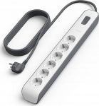 Belkin Surge protection power strip 650J, 6 Schuko sockets, 2m