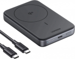 UGREEN PB761 Powerbank magnetic 10000mAh Qi2 30W Magsafe + kabel USB-C czarny