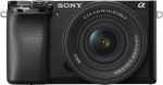 Sony Alpha ILCE-6100 + Sony SELP lens 16-50mm czarny - 24.3 MP | LCD: 3 cale | Full HD | NFC | Wi-Fi |