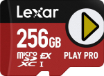 LEXAR MICROSDXC EXPRESS PLAY PRO EXPRESS 7.1, R900/W600 C10 U3 UHS-I (V30) 256GB