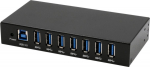 Exsys EX EX-11237HMS-2 - USB 3.0 Industry Hub 15 kV ESD Tisch Wand