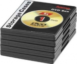 Hama DVD-karp &uuml;hele must, pakk (5 DVD-karpi pakis)