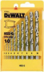 Metal Dewalt drill bit HSS walcowe 2 7 4 5 1 3 6 10 8 9mm zestaw (DT5921-QZ)