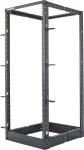 Intellinet Network Rack, Open Frame (4-Post), 26U, Usable Width 465mm, Black, Flatpack, Max 360kg, 19", Three Year Warranty - Closet open frame - 4 Pfosten - Schwarz, RAL 9005 - 26U - 48.3 cm (19")