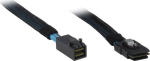 Inter-Tech - Internes SAS-Kabel - SAS 6Gbit/s - 4x Mini SAS HD (SFF-8643) (M) zu Mini SAS (SFF-8087) (M) - 75cm - Schwarz, Blau (88885005)