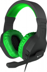 GNS Genesis Argon 200 Zielone - Headphones | wire | moving microphone | green | 2.0 m | volume control