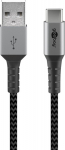 Wentronic goobay USB 2.0 USB Type-C kabel 2m Sort Silver